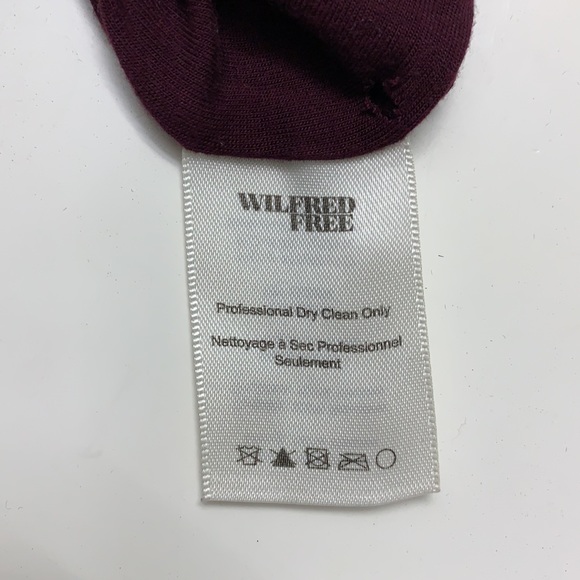Wilfred Free medium maroon/purple coloured top - Picture 4 of 5